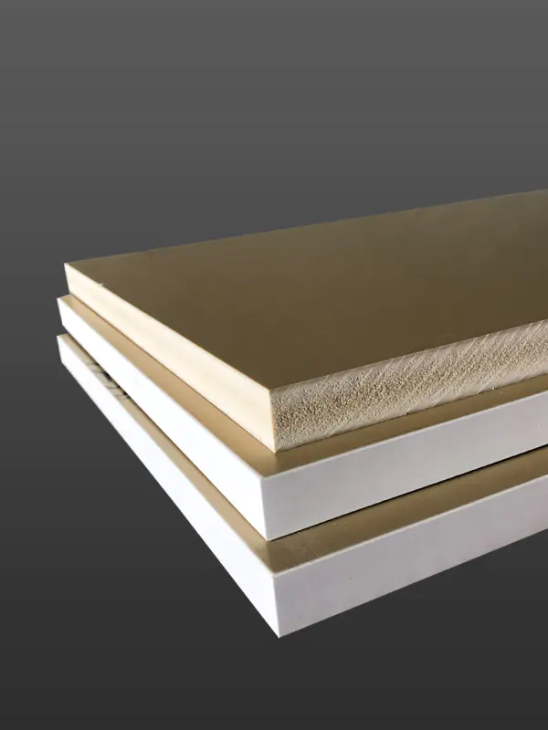 Bordo flessibile bianco ad alta densità della schiuma di WPC per materiale da costruzione con molto spessore
